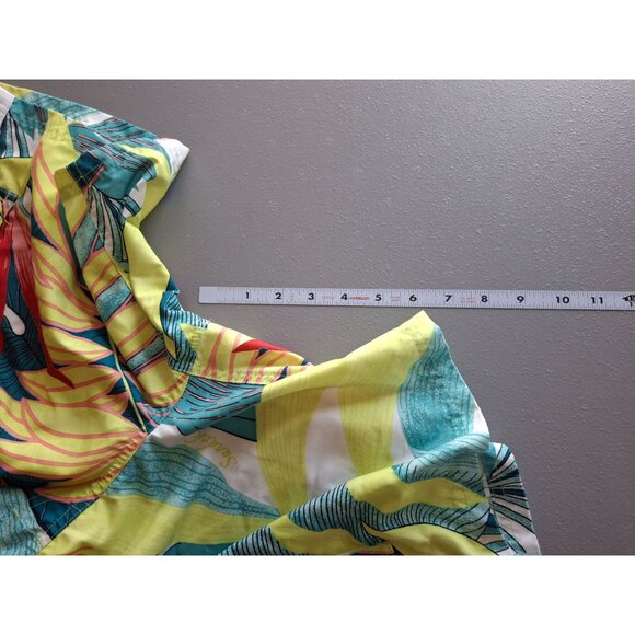 Sundek Tropical Print Board Shorts Mens Medium Yelow - Picture 6 of 7